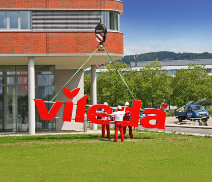 Leuchtreklame Profil 4 VILEDA GmbH