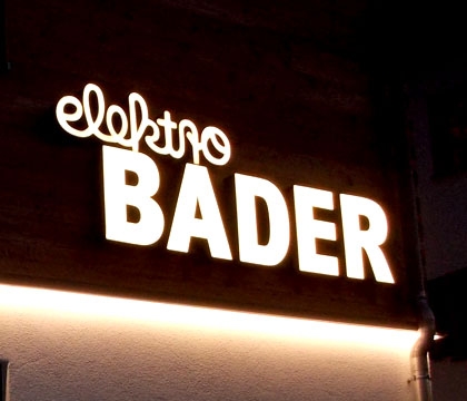 Leuchtreklame EGOLIGHT 4 Elektro Bader GmbH