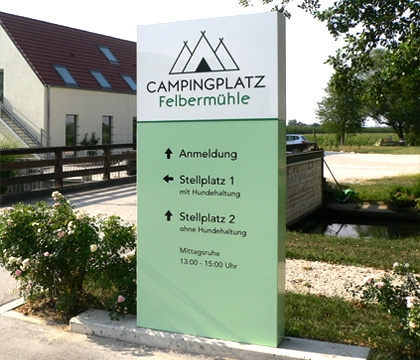 Pylon EGOTYP Line R3 Campingplatz Felbermühle