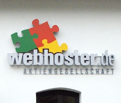Leuchtreklame EGOLIGHT 4 Webhoster AG