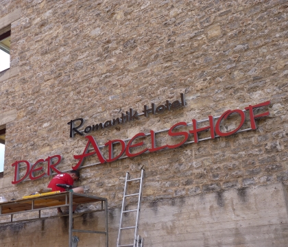 Leuchtreklame EGOLIGHT 3 Romantikhotel Der Adelshof