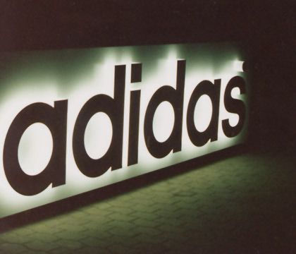 Leuchtreklame EGOLIGHT 6 Adidas