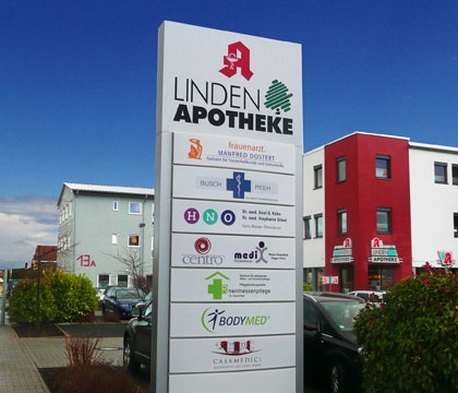 Pylon Ärzte Oppenheim - Linden Apotheke