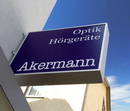 Transparent EGOSIGN 1 Optik Hörgeräte Akermann