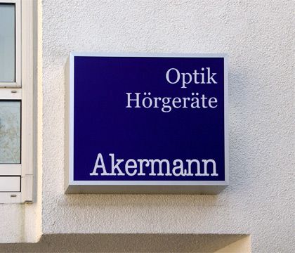 Transparent EGOSIGN 1 Optik Hörgeräte Akermann