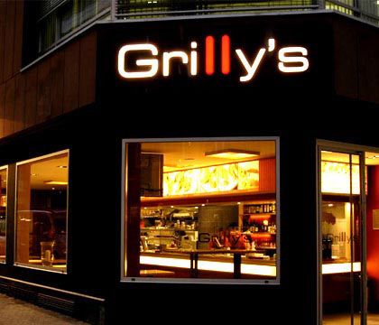 Leuchtreklame EGOLIGHT 6 Grilly's