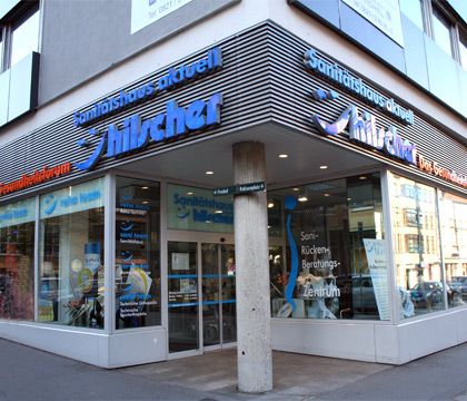 Leuchtreklame EGOLIGHT 4 Sanitätshaus aktuell Hilscher
