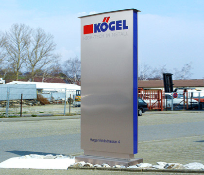 Pylon EGOTYP Wave Highlight Metallverarbeitung Kögel GmbH