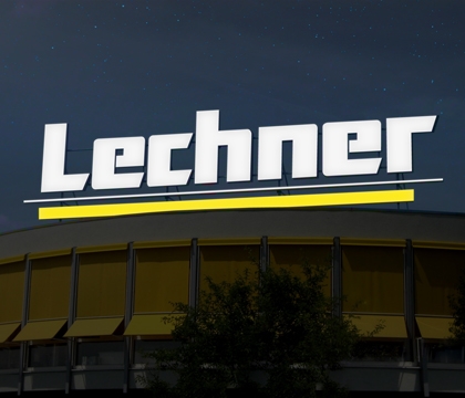 Leuchtreklame EGOLIGHT 5 Werbeanlage auf dem Dach