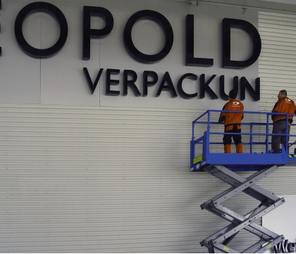 Leuchtreklame EGOLIGHT 3 Leopold Verpackungen GmbH