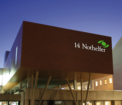 Leuchtreklame EGOLIGHT 4 Stadt Weingarten<br />Krankenhaus 14 Nothelfer GmbH