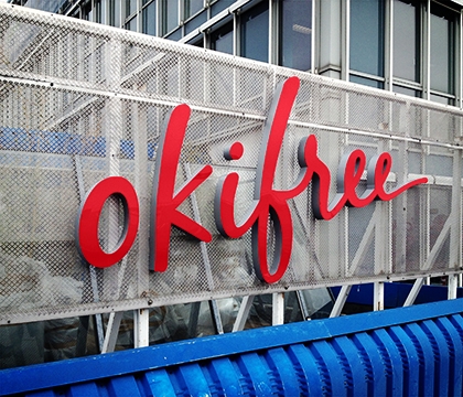 Leuchtreklame EGOLIGHT 4 Okifree Raumsysteme