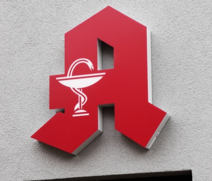 Leuchtreklame EGOLIGHT 4 Rebstock Apotheke - Vitalis Nierstein