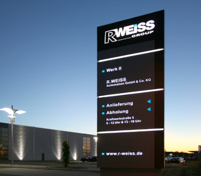 Pylon EGOTYP Line Tower R.WEISS Verpackungstechnik<br />Werk 2