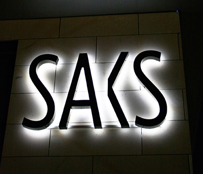 Leuchtreklame EGOLIGHT 3 SAKS - Hotel am Stiftplatz